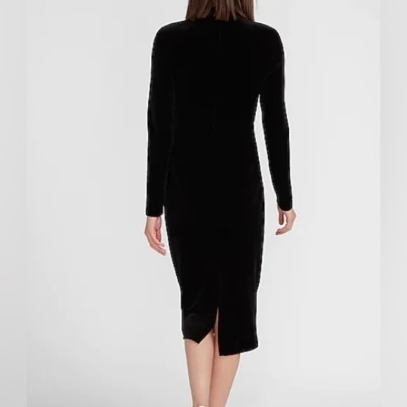 NWT Velvet Black Mock Neck Dress 🎁COMES WITH A GIFT🎁 - Picture 4 of 12